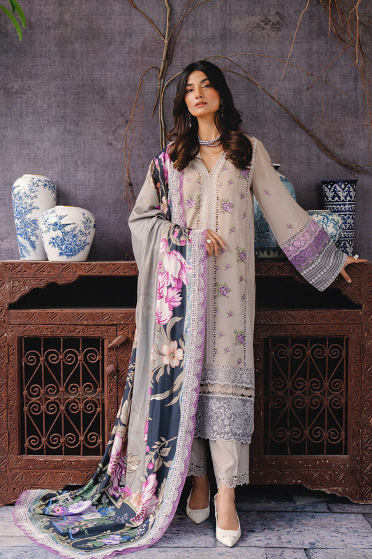 Saira Rizwan | Winter 2024 | REVE-SRW24-06 XS Gray Khaddar