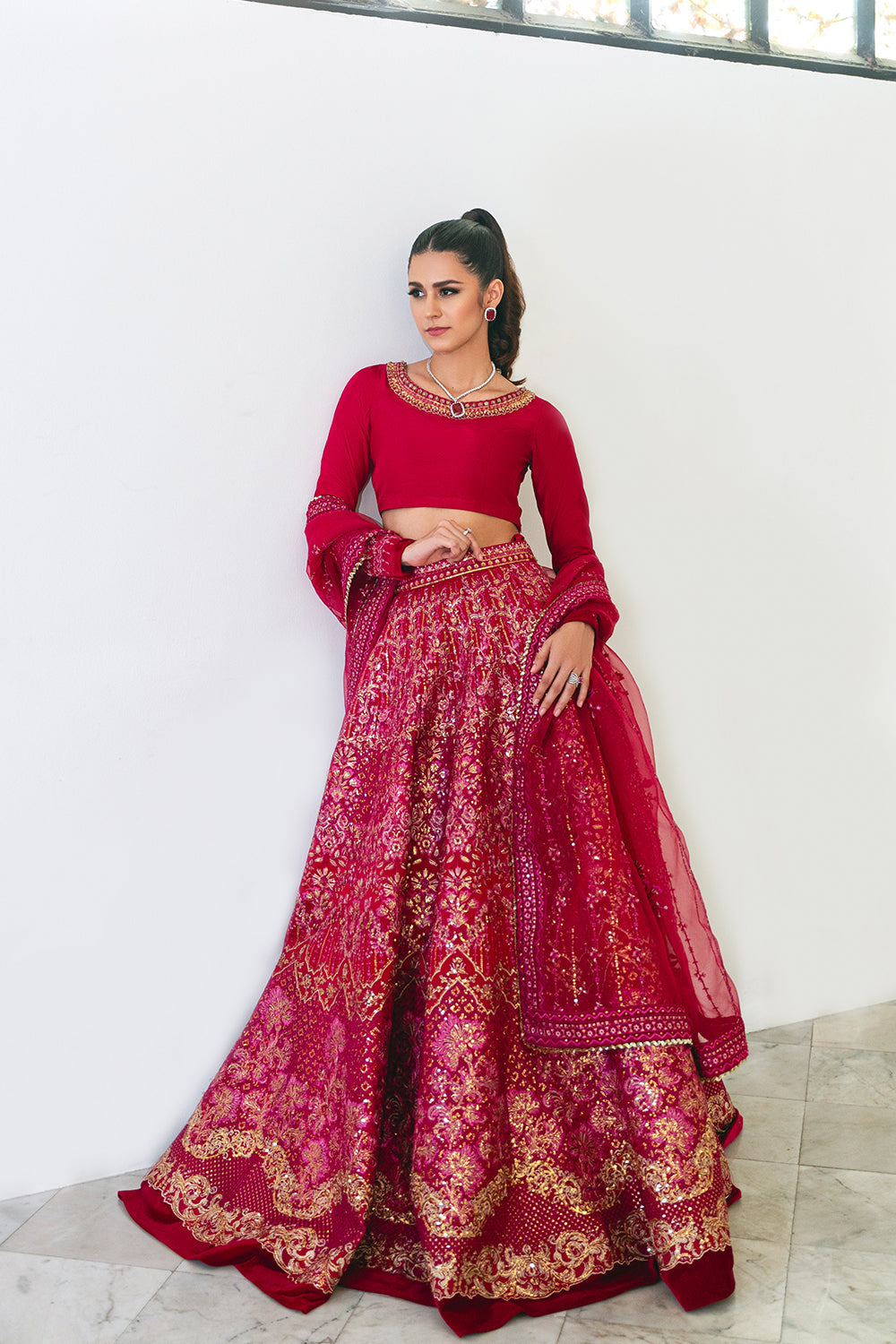 Saira Rizwan | Naqsh Festive | SRN24-04 Sharmas - Pakistani Designer Dress - by Saira Rizwan | Type: Bridal - 100% Original at Saira Sultan