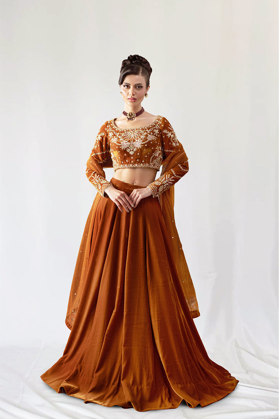 Saira Rizwan | Velvet Pret 25 | AMBERIN-SRVP25-11 by Saira Rizwan - Designer Dress - Type : Ladies Clothes - Available at Saira Sultan - 100% Original 