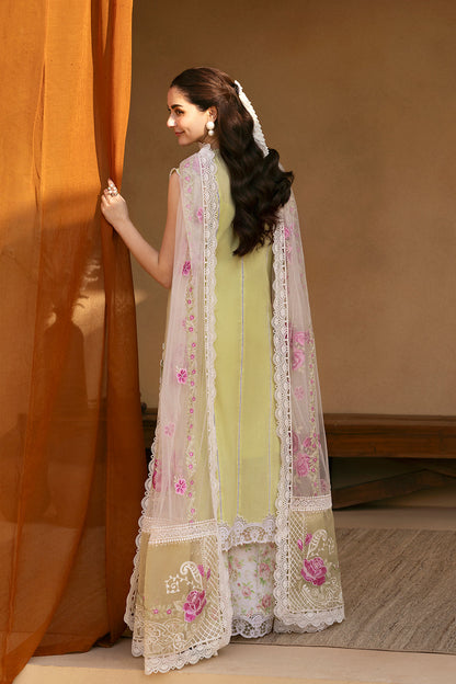 Saira Rizwan | Luxury Lawn 25 | VERA-SRL25-05 S Lemon Yellow Lawn
