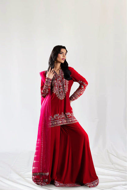 Saira Rizwan | Velvet Pret 25 | SHIREEN-SRVP25-04 by Saira Rizwan - Designer Dress - Type : Ladies Clothes - Available at Saira Sultan - 100% Original 