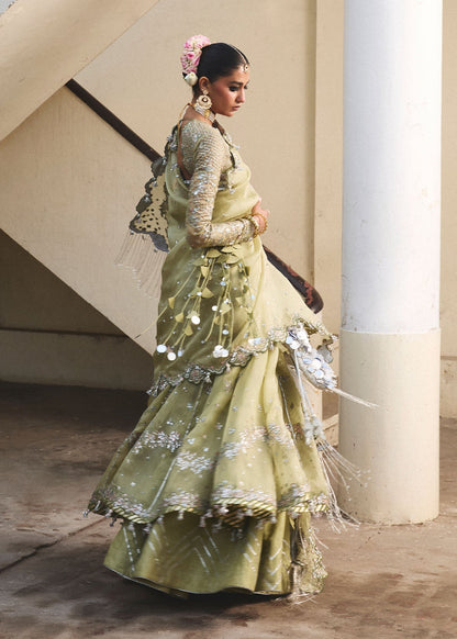 Hussain Rehar | Darlings Festive 25 | Tahiri XL Apple Green Organza