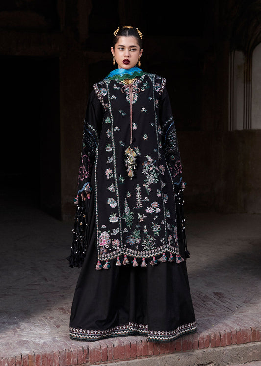 Hussain Rehar | Nirmal SS 25 | Arzo XS Black Lawn