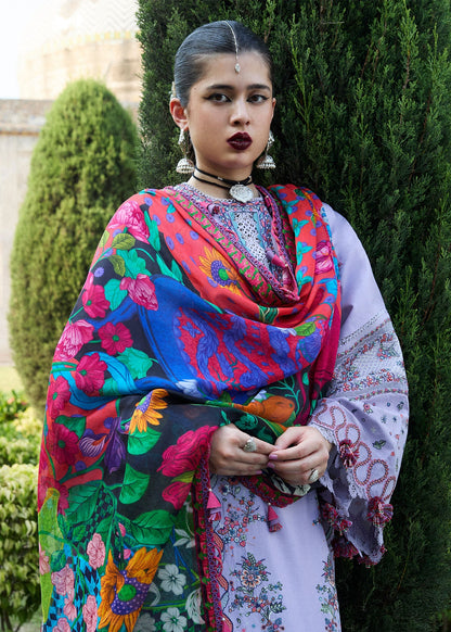 Hussain Rehar | Nirmal SS 25 | Inaya L Light Lavender Lawn
