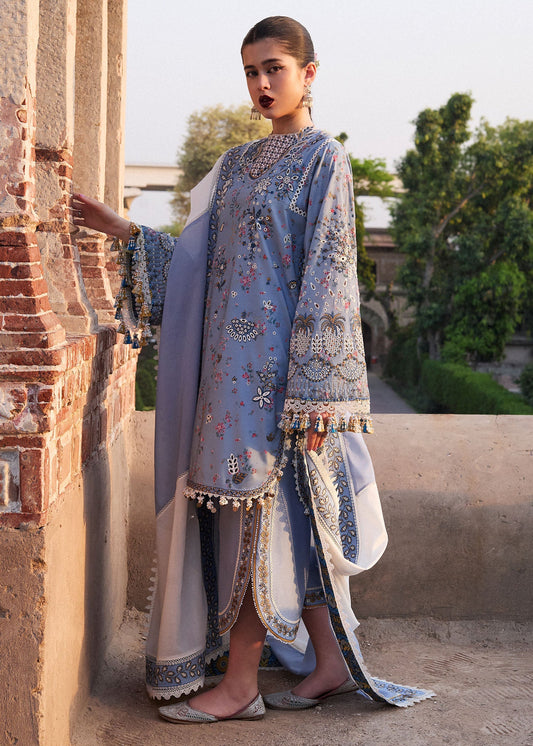Hussain Rehar | Nirmal SS 25 | Fira XS Light Lavender Lawn