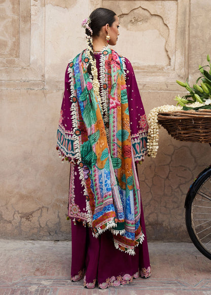 Hussain Rehar | Nirmal SS 25 | Kahei S Magenta Lawn