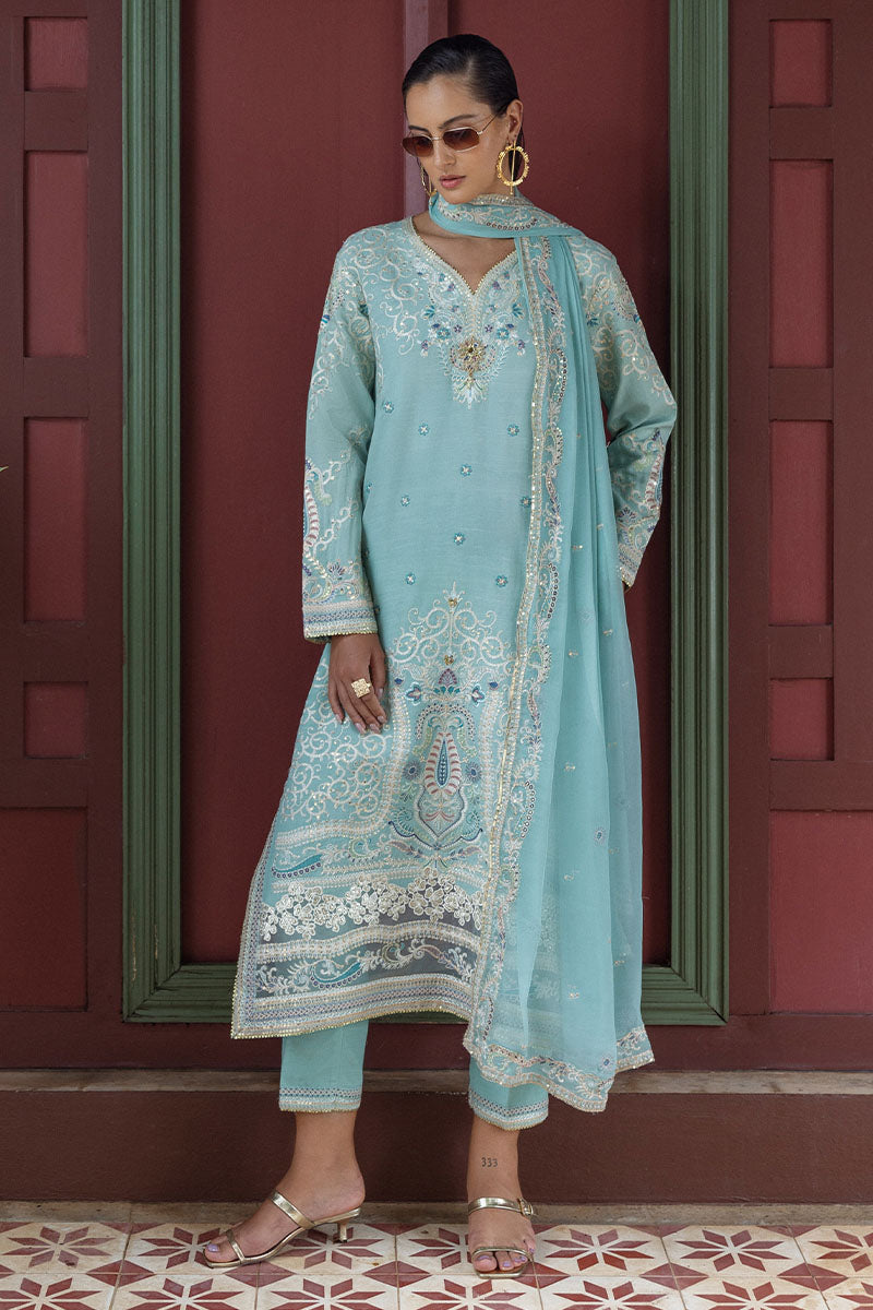 Mushq | Nuvera Raw Silk | Freyelle - Pakistani Designer Dress - by Mushq - Type : Ladies Clothes - 100% Original at Saira Sultan