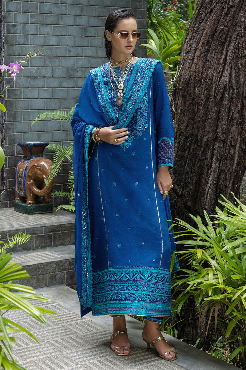 Mushq | Nuvera Raw Silk | Marisette - Pakistani Designer Dress - by Mushq - Type : Ladies Clothes - 100% Original at Saira Sultan