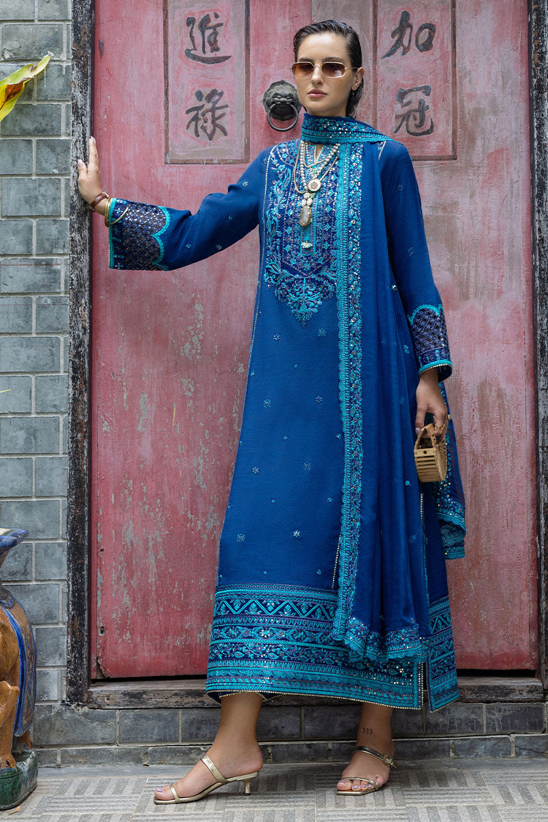 Mushq | Nuvera Raw Silk | Marisette - Pakistani Designer Dress - by Mushq - Type : Ladies Clothes - 100% Original at Saira Sultan