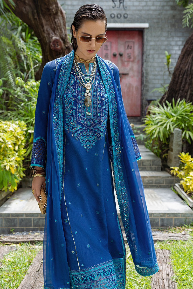 Mushq | Nuvera Raw Silk | Marisette - Pakistani Designer Dress - by Mushq - Type : Ladies Clothes - 100% Original at Saira Sultan