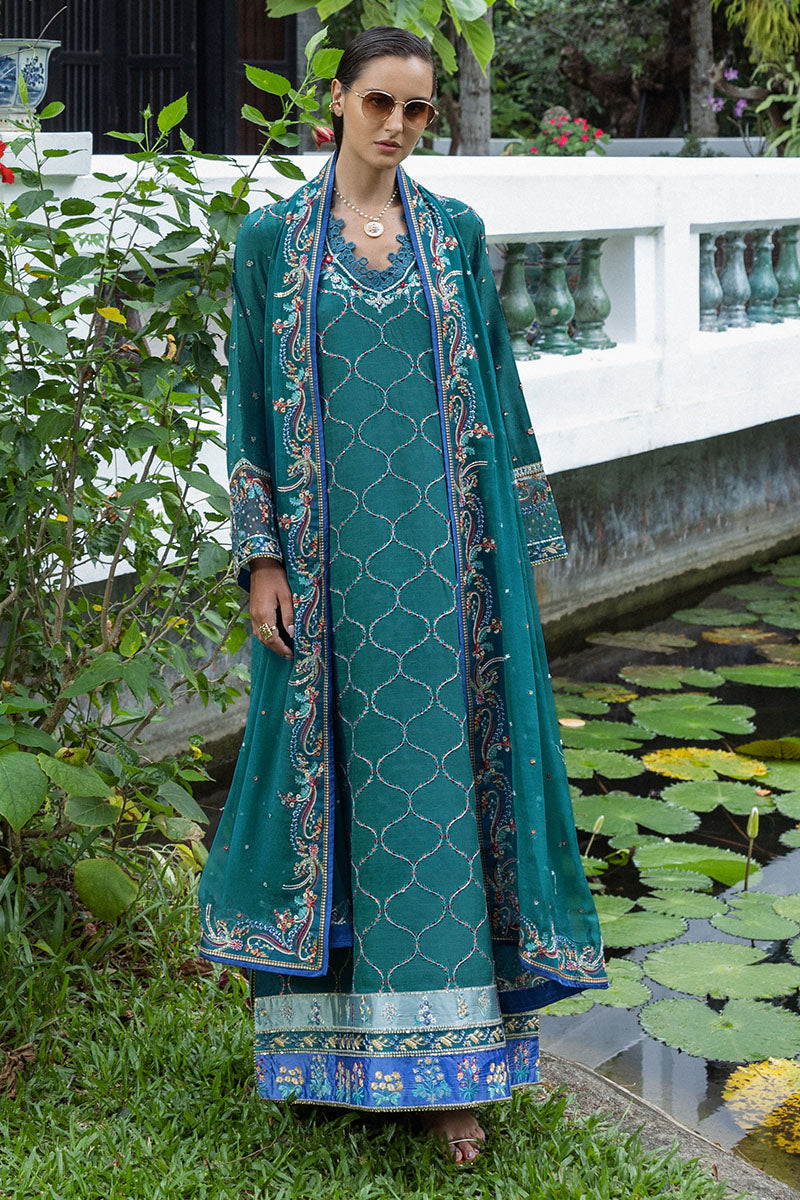 Mushq | Nuvera Raw Silk | Valene - Pakistani Designer Dress - by Mushq - Type : Ladies Clothes - 100% Original at Saira Sultan