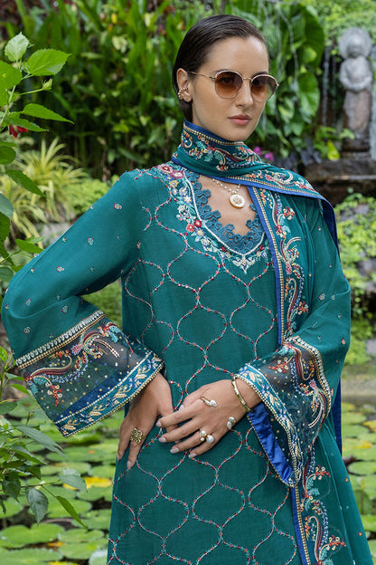 Mushq | Nuvera Raw Silk | Valene - Pakistani Designer Dress - by Mushq - Type : Ladies Clothes - 100% Original at Saira Sultan