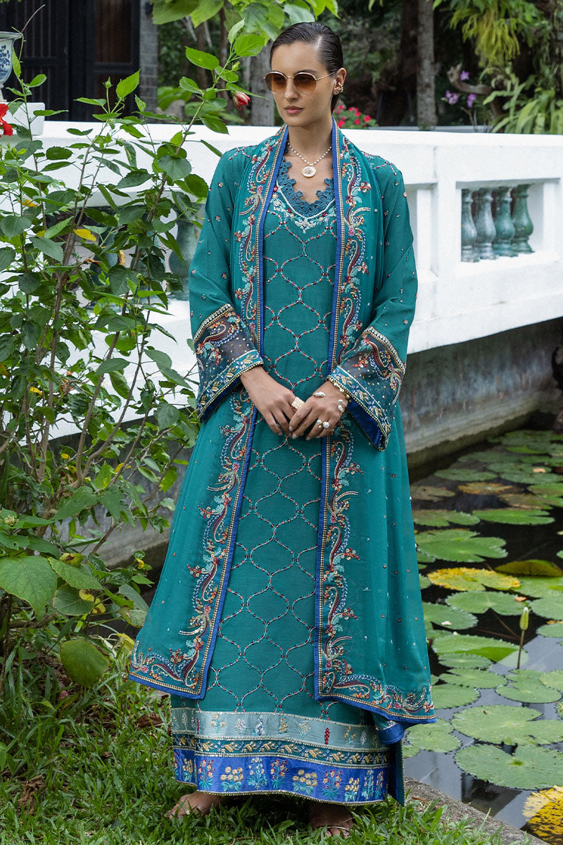 Mushq | Nuvera Raw Silk | Valene - Pakistani Designer Dress - by Mushq - Type : Ladies Clothes - 100% Original at Saira Sultan