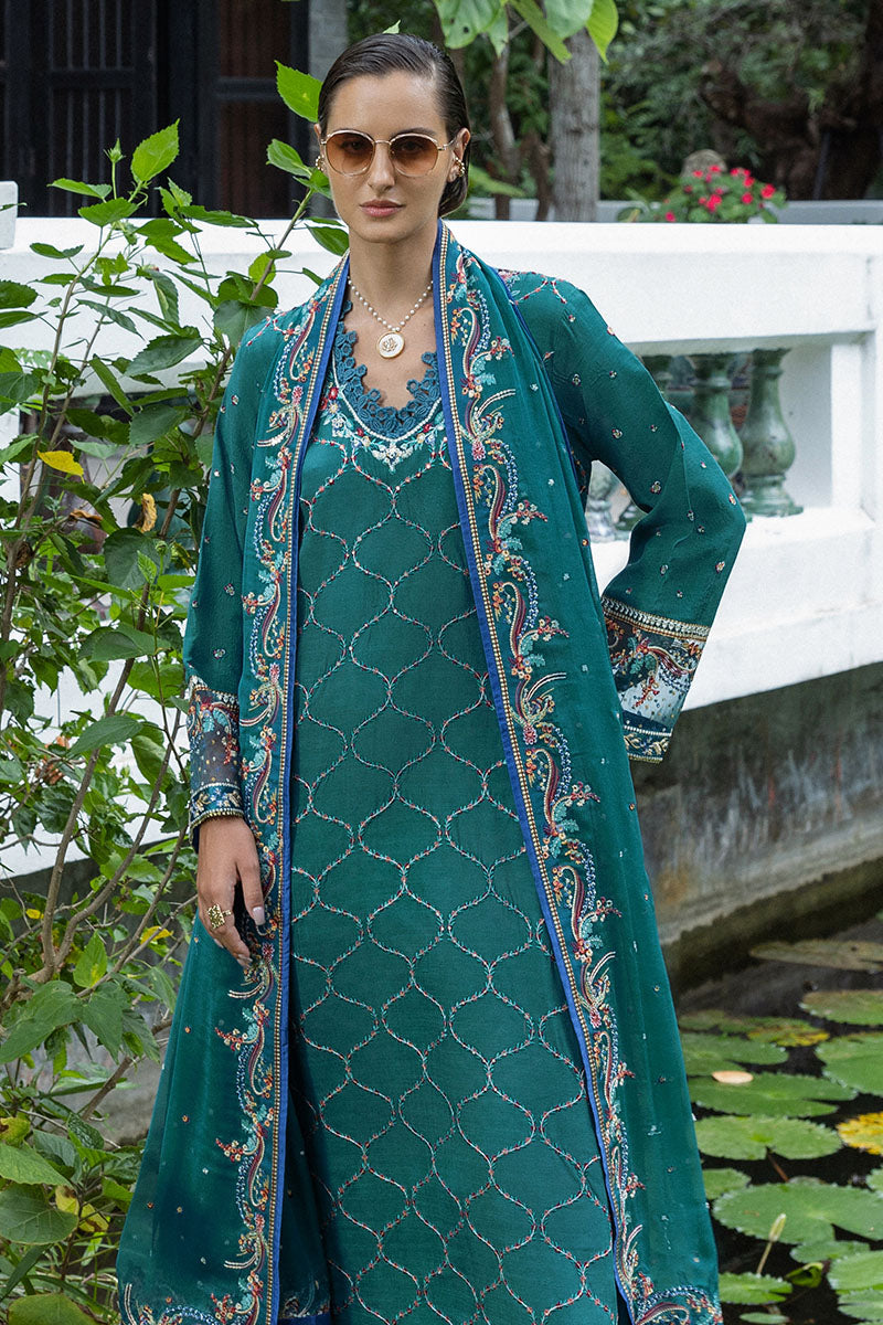 Mushq | Nuvera Raw Silk | Valene - Pakistani Designer Dress - by Mushq - Type : Ladies Clothes - 100% Original at Saira Sultan