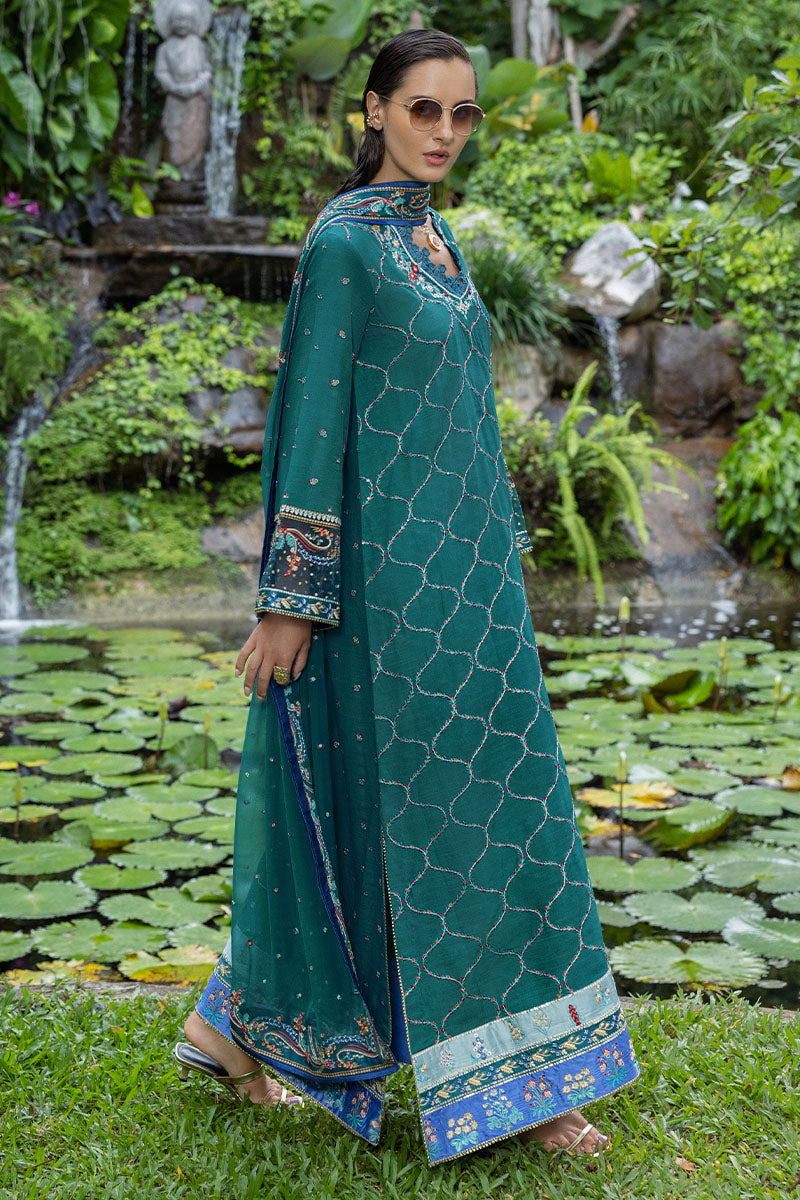 Mushq | Nuvera Raw Silk | Valene - Pakistani Designer Dress - by Mushq - Type : Ladies Clothes - 100% Original at Saira Sultan