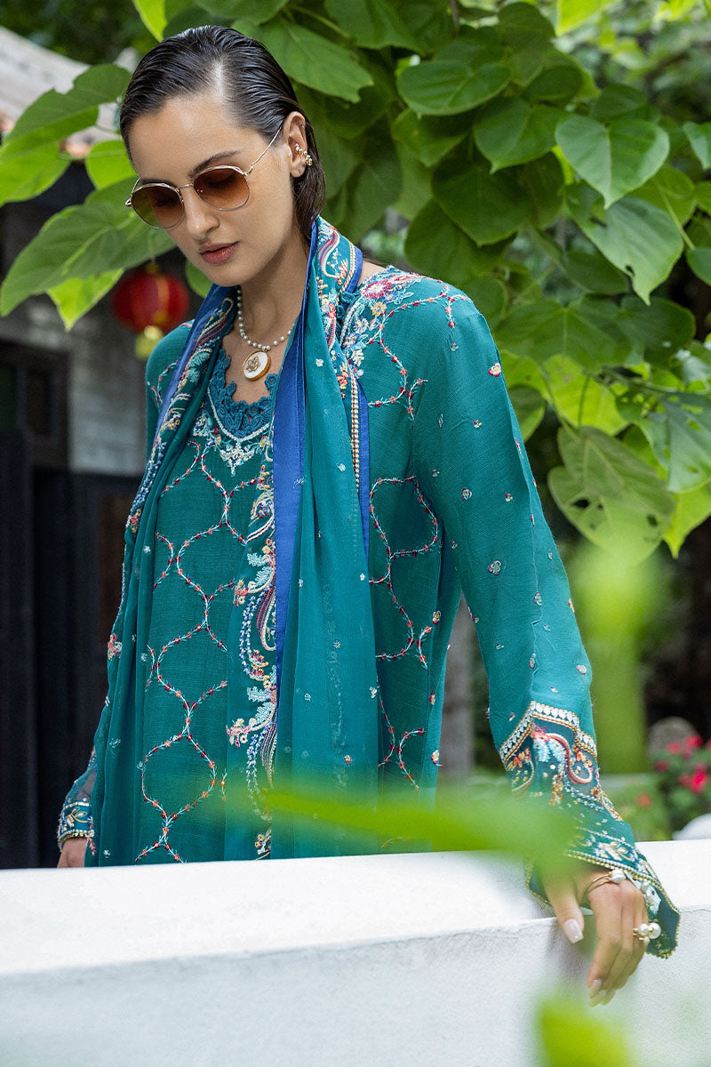 Mushq | Nuvera Raw Silk | Valene - Pakistani Designer Dress - by Mushq - Type : Ladies Clothes - 100% Original at Saira Sultan