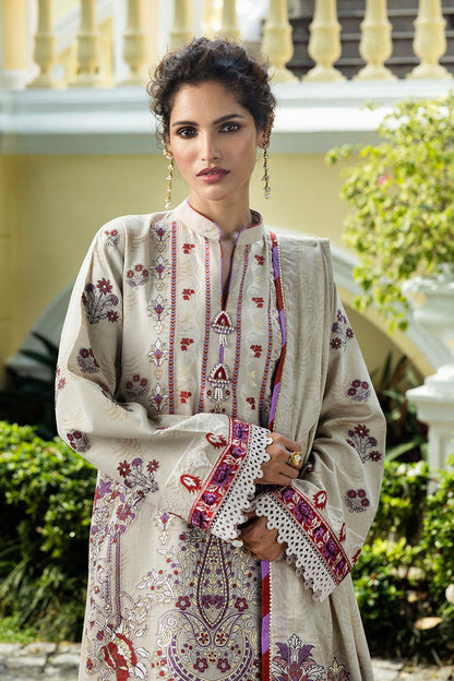 Mushq | Seraph Jacquard Lawn 25 | Levana L Off White Lawn