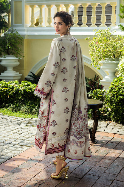 Mushq | Seraph Jacquard Lawn 25 | Levana S Off White Lawn