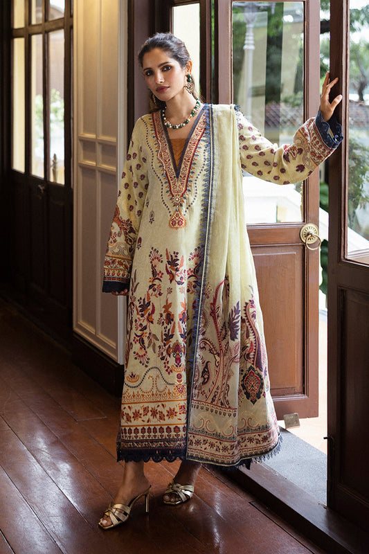 Mushq | Seraph Jacquard Lawn 25 | Letizia XS Ivory Lawn