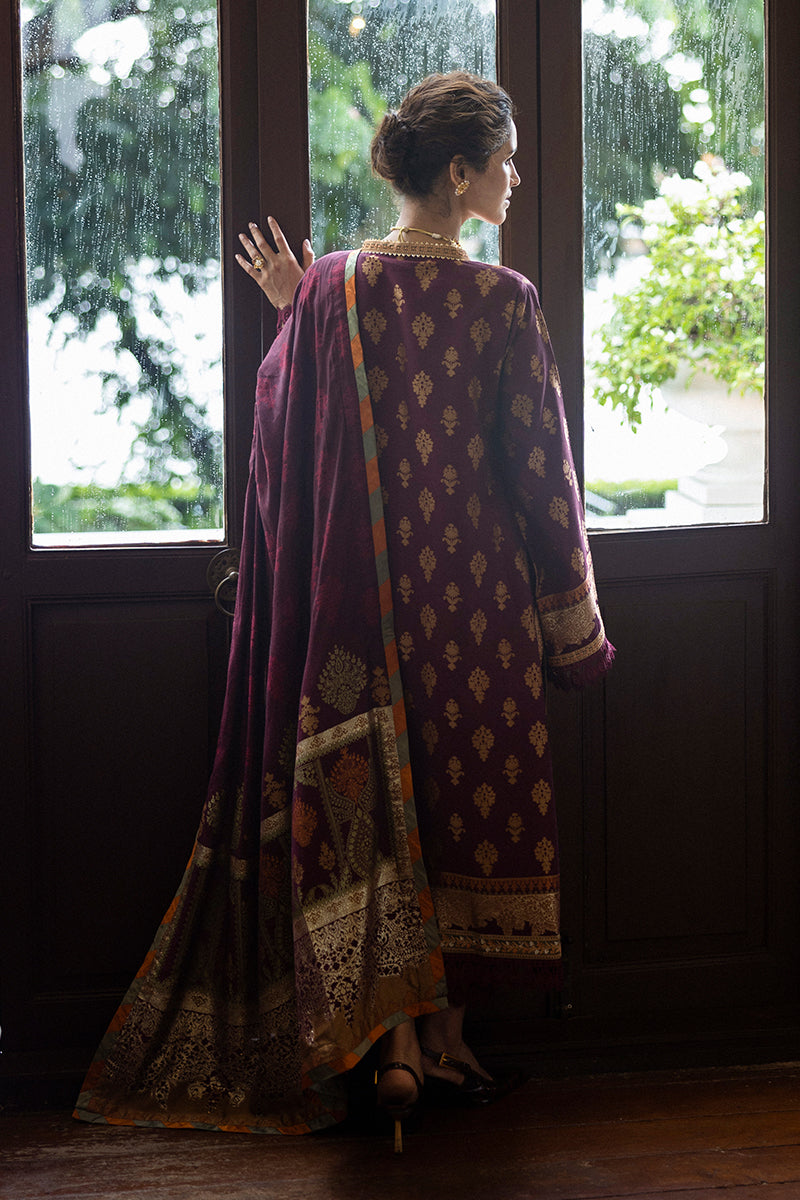 Mushq | Seraph Jacquard Lawn 25 | Morphea S Plum Lawn