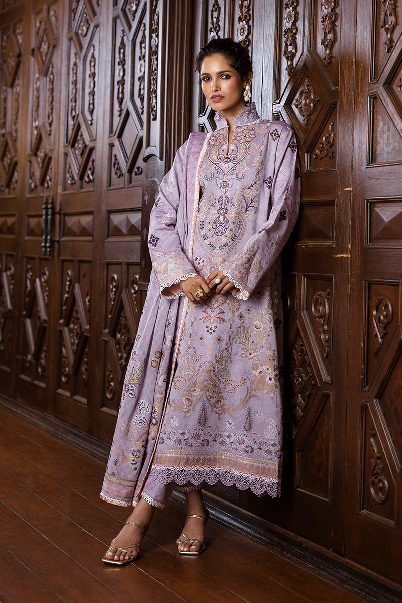 Mushq | Seraph Jacquard Lawn 25 | Theidara L Lilac Lawn