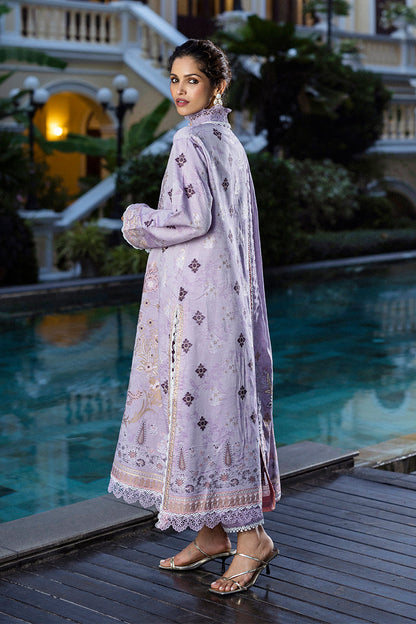 Mushq | Seraph Jacquard Lawn 25 | Theidara Custom Size Lilac Lawn