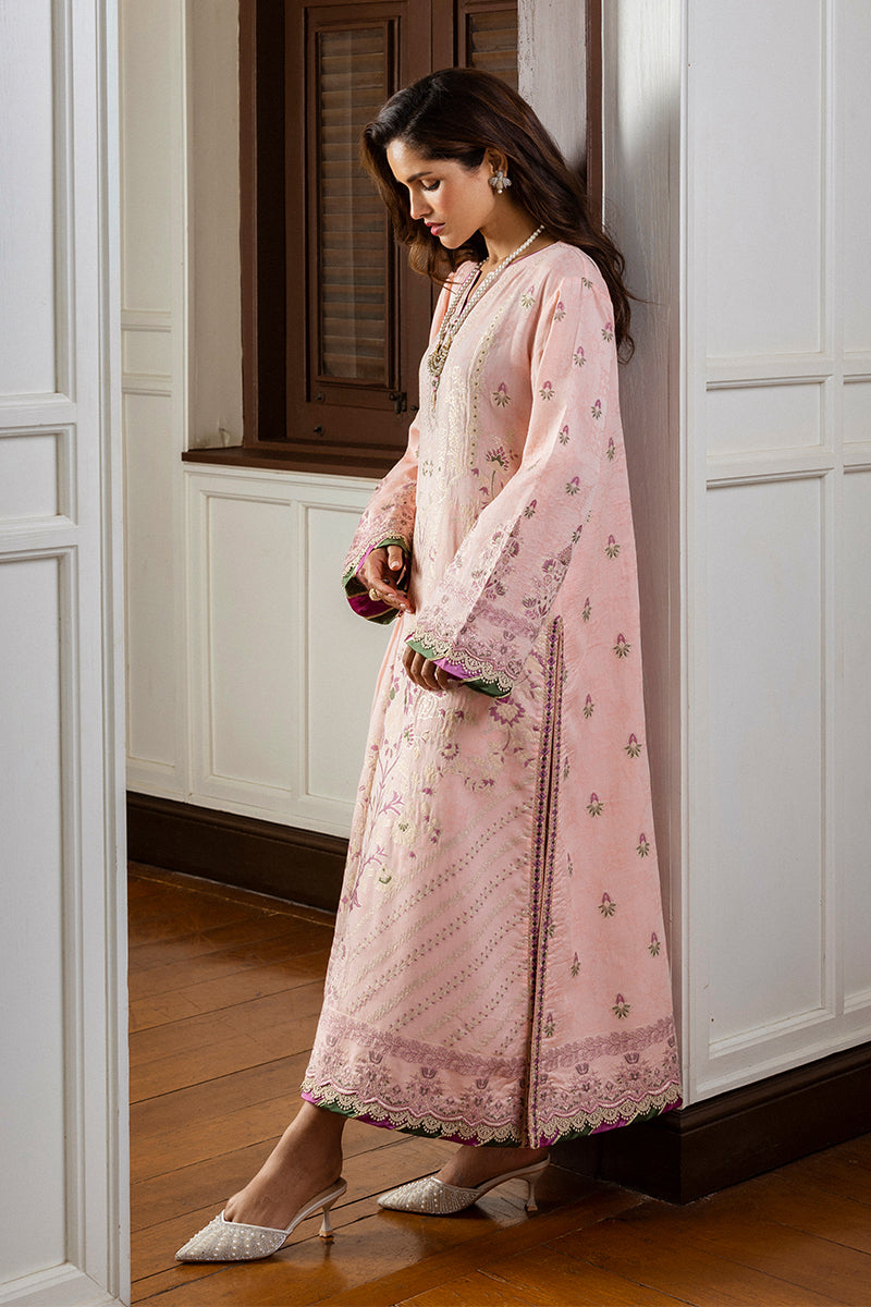 Mushq | Seraph Jacquard Lawn 25 | Lillian S Pink Lawn