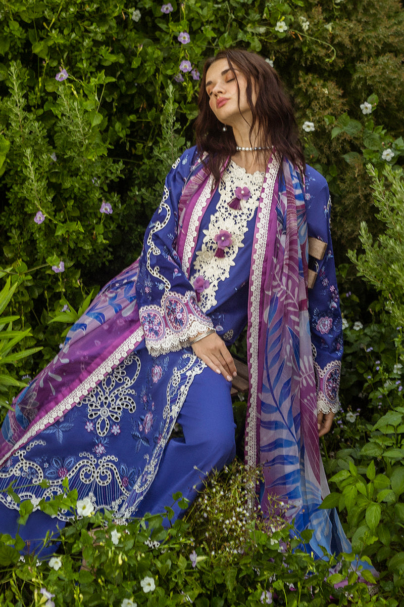 Mushq | Secret Garden Hemline 25 | Dreamisy Daisy Custom Size Blue Lawn