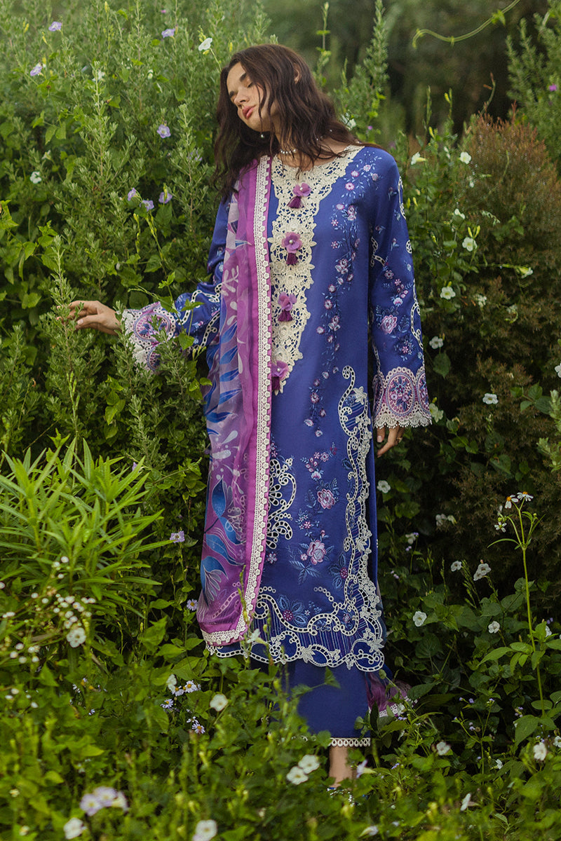 Mushq | Secret Garden Hemline 25 | Dreamisy Daisy XL Blue Lawn