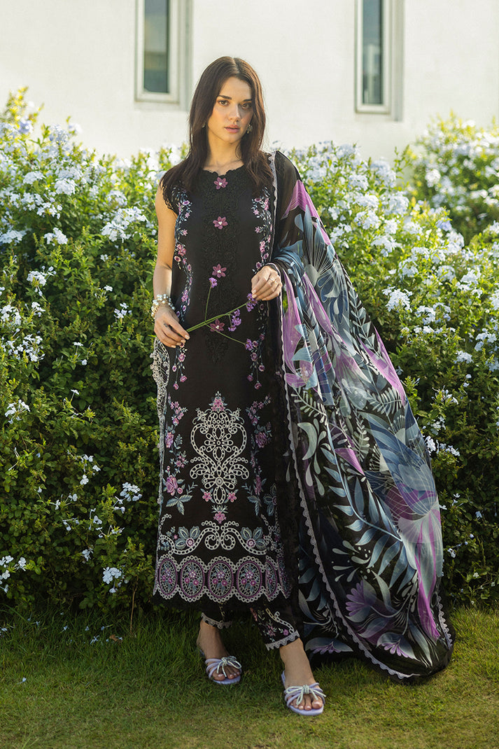 Mushq | Secret Garden Hemline 25 | Thorned Grace XS Black Lawn