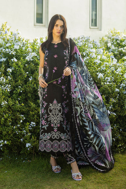 Mushq | Secret Garden Hemline 25 | Thorned Grace XS Black Lawn