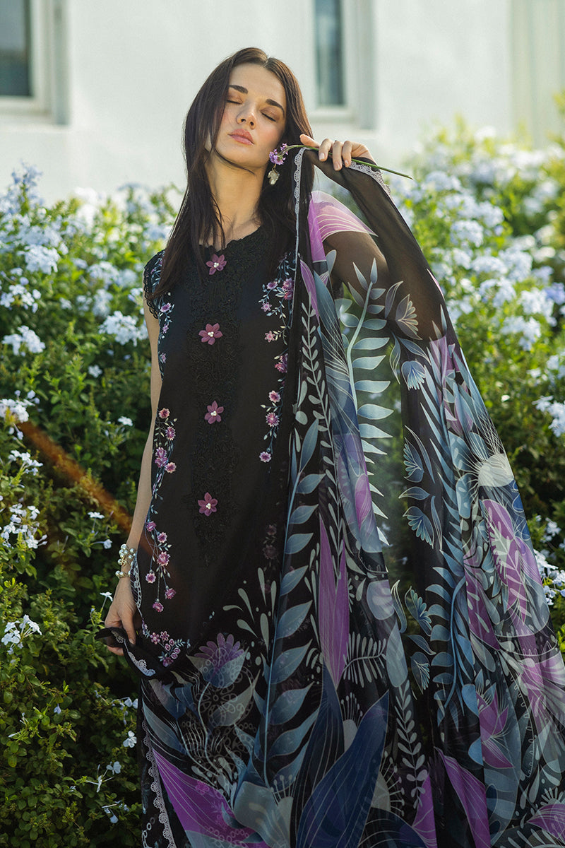 Mushq | Secret Garden Hemline 25 | Thorned Grace M Black Lawn