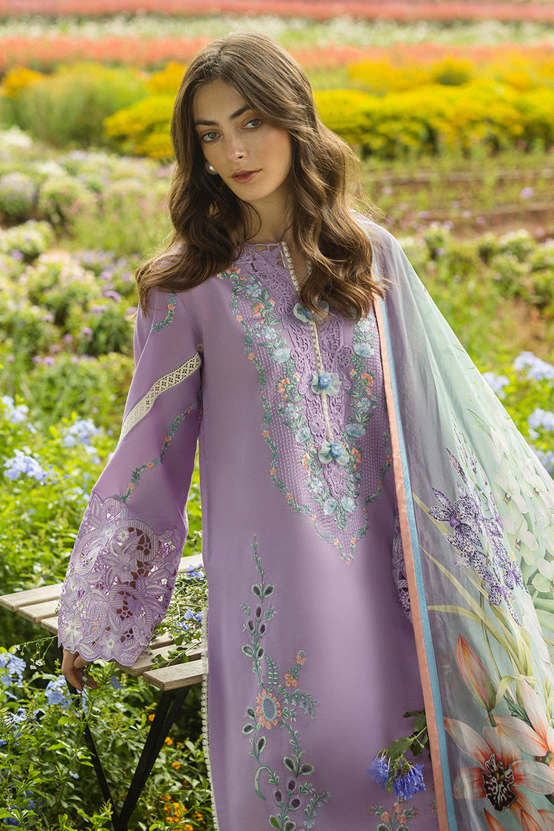 Mushq | Secret Garden Hemline 25 | Pixies Blossom Custom Size Lilac Lawn