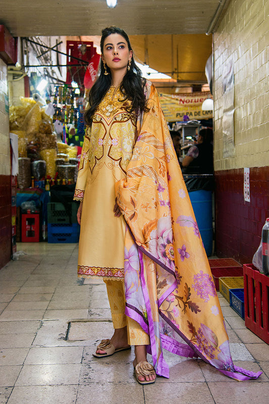 Mushq | La Dolce Hemline Prints 25 | Blossing Almond XS Yellow Lawn