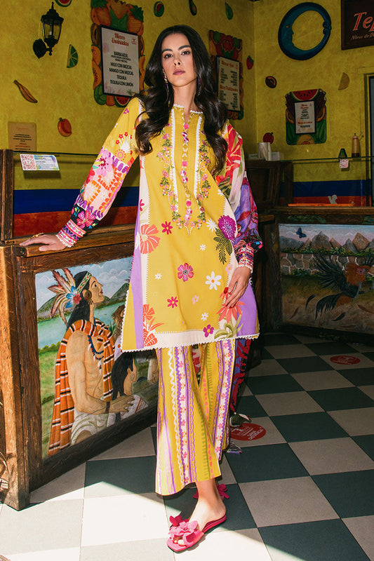 Mushq | La Dolce Hemline Prints 25 | The Dream XS Mustard Yellow Lawn
