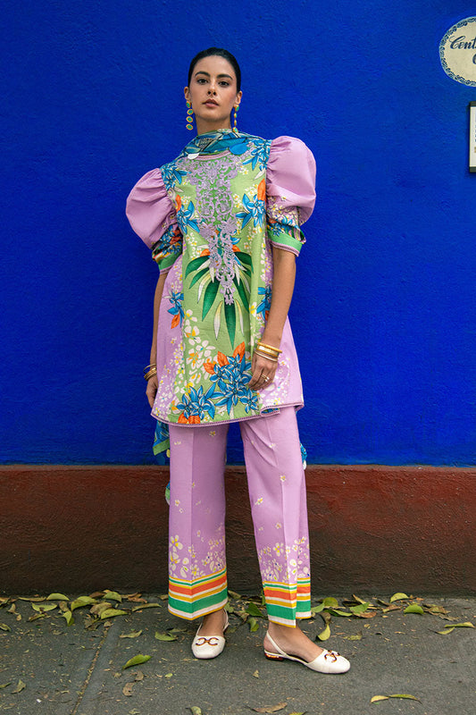 Mushq | La Dolce Hemline Prints 25 | Ecstasy XS Lilac Lawn