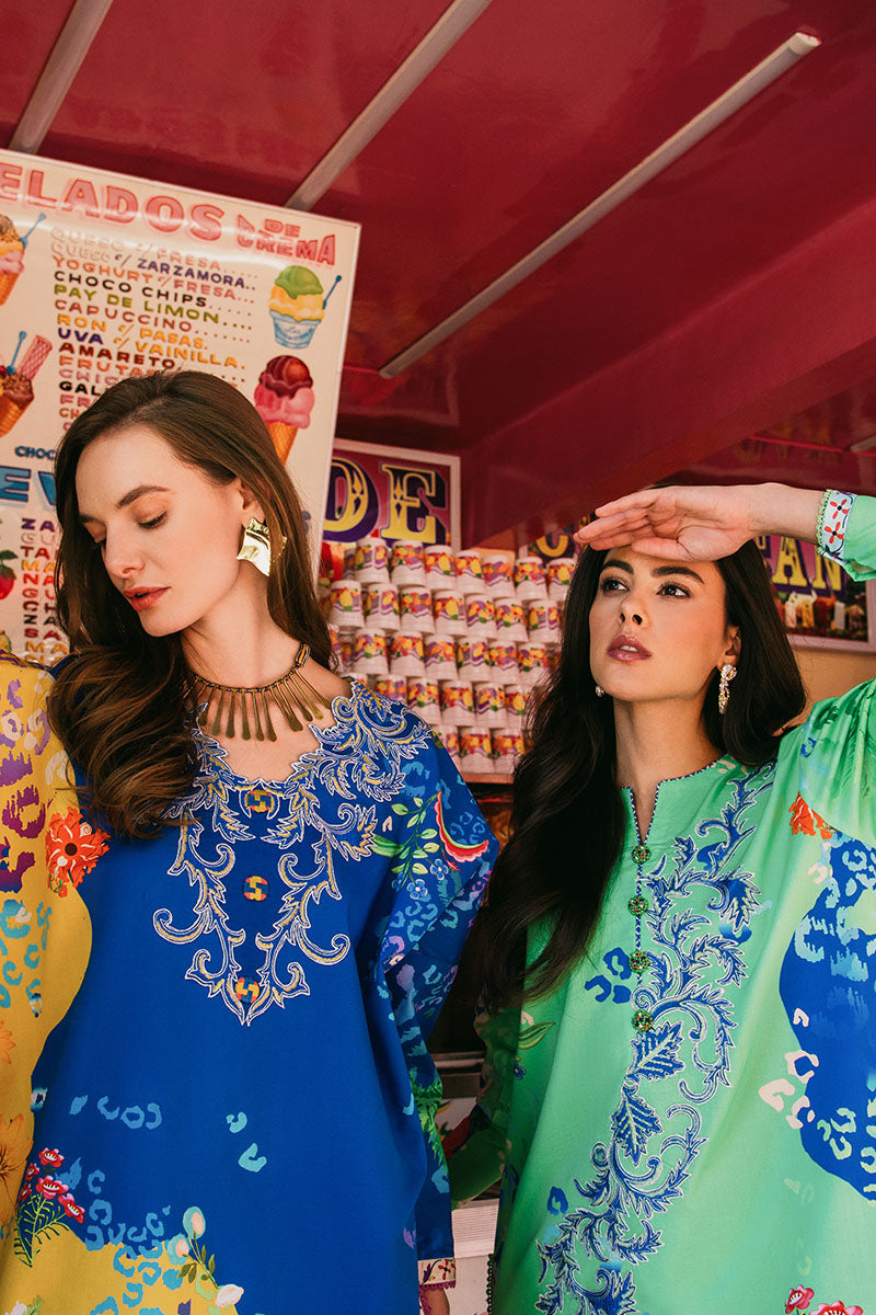 Mushq | La Dolce Hemline Prints 25 | Living Heart L Pickle Green Lawn