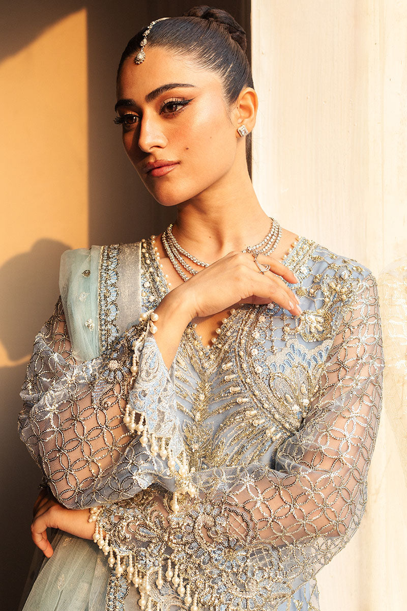 Mushq | Hemline Aura Debut Wedding Formals | PERIWINKLE - Pakistani Designer Dress - by Mushq | Type: Formal - 100% Original at Saira Sultan