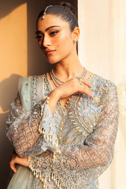 Mushq | Hemline Aura Debut Wedding Formals | PERIWINKLE - Pakistani Designer Dress - by Mushq | Type: Formal - 100% Original at Saira Sultan
