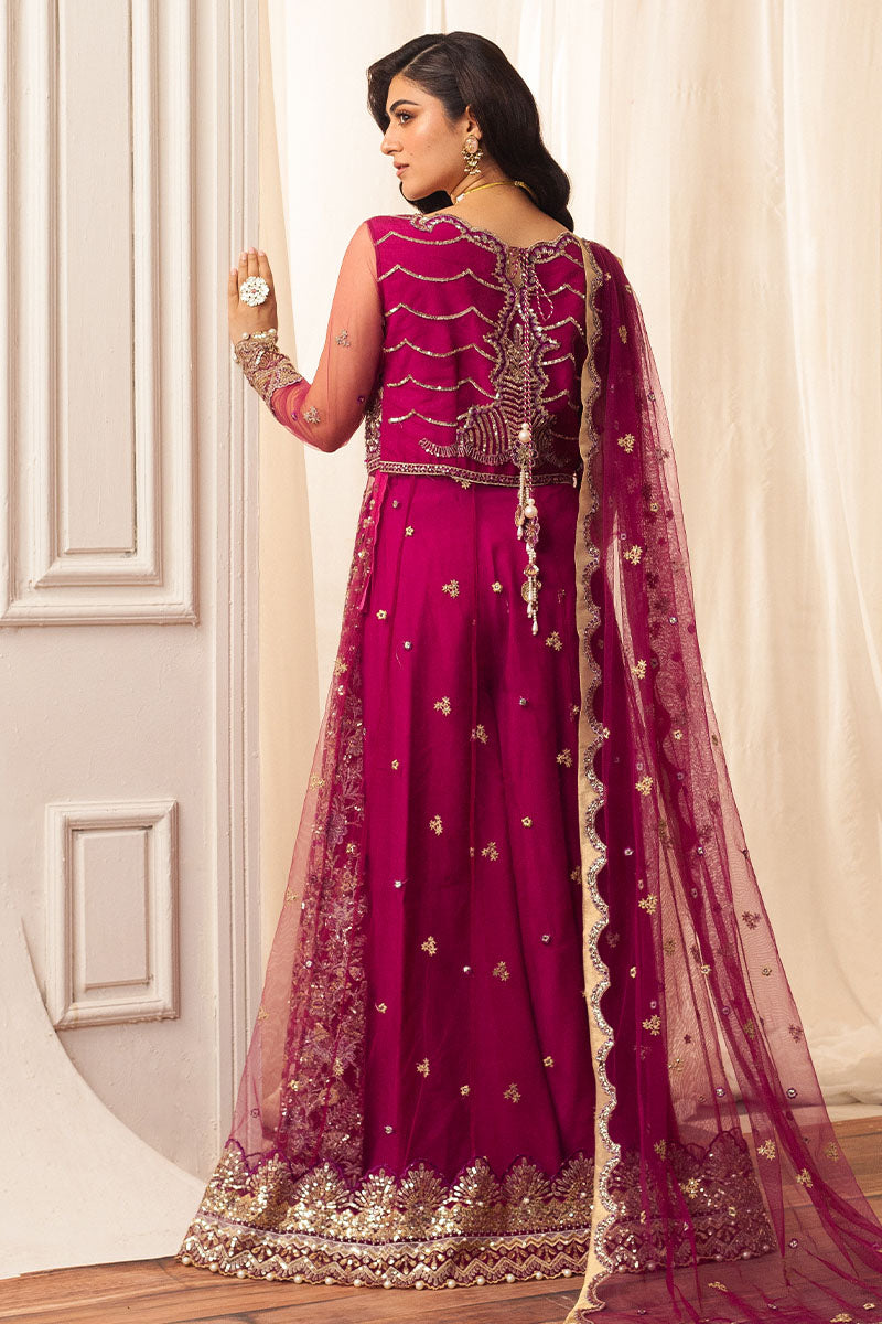 Mushq | Hemline Aura Debut Wedding Formals | FUCHSIA - Pakistani Designer Dress - by Mushq | Type: Formal - 100% Original at Saira Sultan