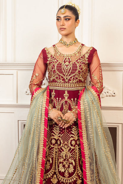 Mushq | Hemline Aura Debut Wedding Formals | SCARLET - Pakistani Designer Dress - by Mushq | Type: Formal - 100% Original at Saira Sultan
