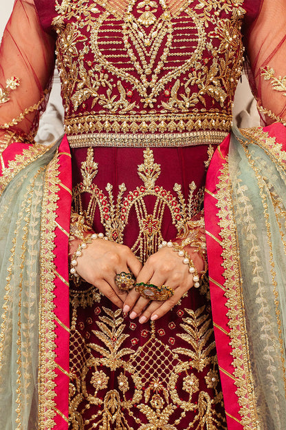 Mushq | Hemline Aura Debut Wedding Formals | SCARLET - Pakistani Designer Dress - by Mushq | Type: Formal - 100% Original at Saira Sultan
