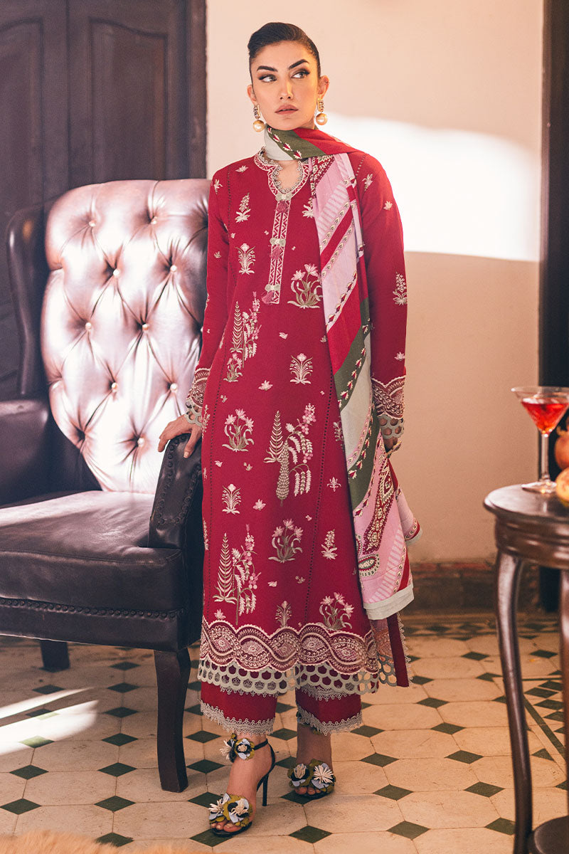 Mushq | Symphony Karandi Collection | VELVET ROSE - Pakistani Designer Dress - by Mushq | Type: Ladies Clothes - 100% Original at Saira Sultan