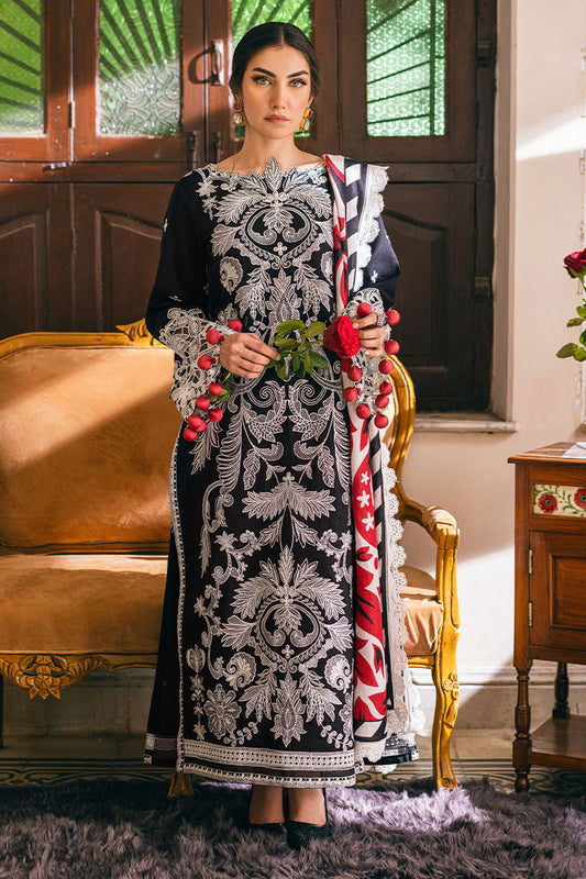 Mushq | Symphony Karandi Collection | MIDNIGHT MAGIC - Pakistani Designer Dress - by Mushq | Type: Ladies Clothes - 100% Original at Saira Sultan