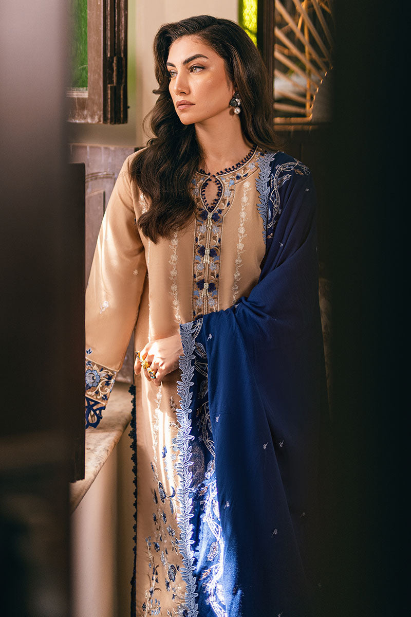 Mushq | Symphony Karandi Collection | SAFFRON KISS - Pakistani Designer Dress - by Mushq | Type: Ladies Clothes - 100% Original at Saira Sultan