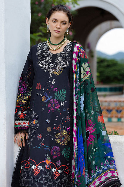 Mushq | Mirasol Printed Cambric | Medi Noche - Pakistani Designer Dress - by Mushq - Type : Ladies Clothes - 100% Original at Saira Sultan