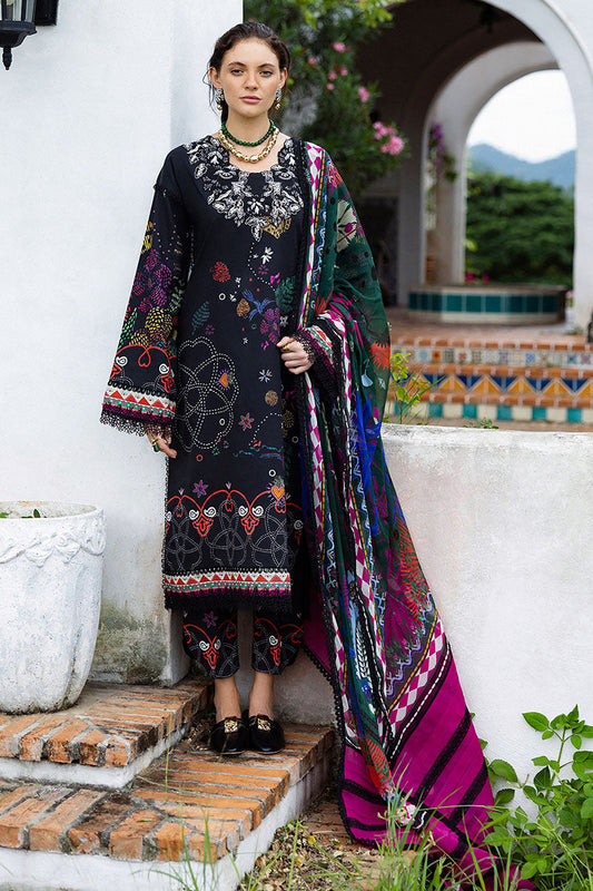 Mushq | Mirasol Printed Cambric | Medi Noche - Pakistani Designer Dress - by Mushq - Type : Ladies Clothes - 100% Original at Saira Sultan
