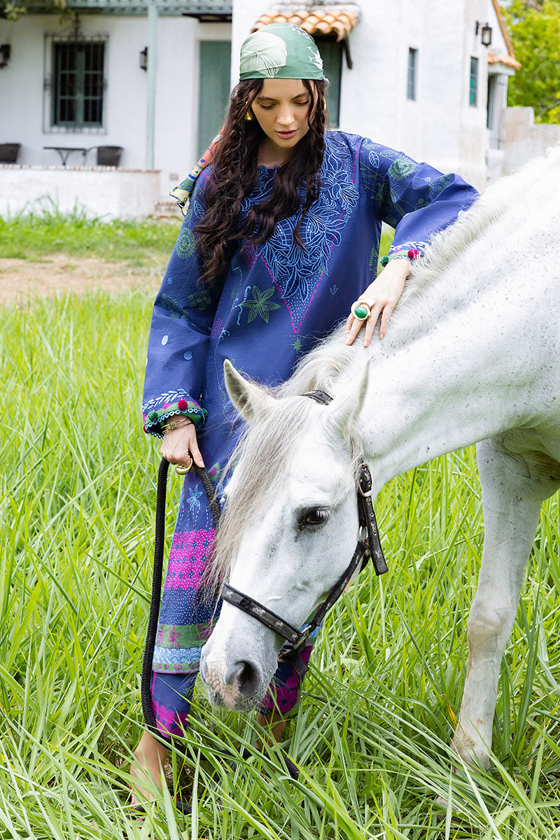 Mushq | Mirasol Printed Cambric | Amor Grito - Pakistani Designer Dress - by Mushq - Type : Ladies Clothes - 100% Original at Saira Sultan