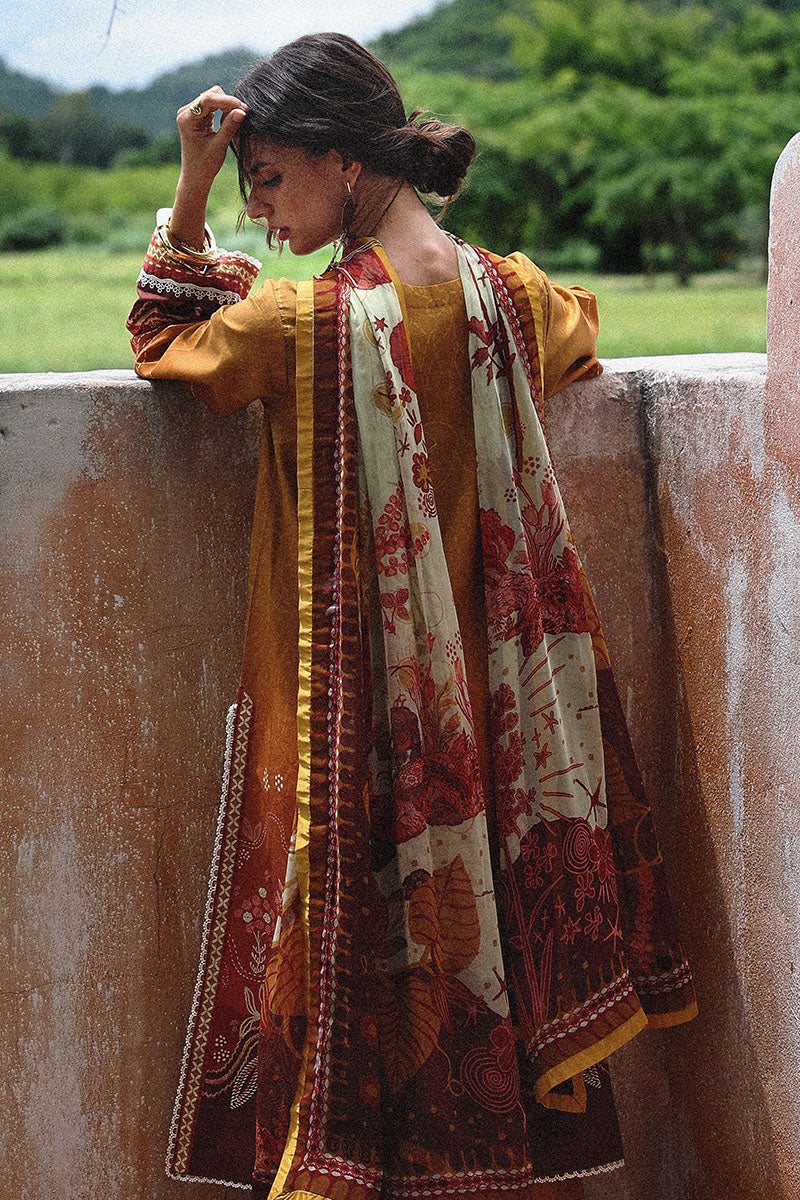 Mushq | Mirasol Printed Cambric | Desierto Sol - Pakistani Designer Dress - by Mushq - Type : Ladies Clothes - 100% Original at Saira Sultan