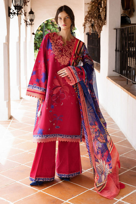 Mushq | Mirasol Printed Cambric | Voz Dulce - Pakistani Designer Dress - by Mushq - Type :  - 100% Original at Saira Sultan